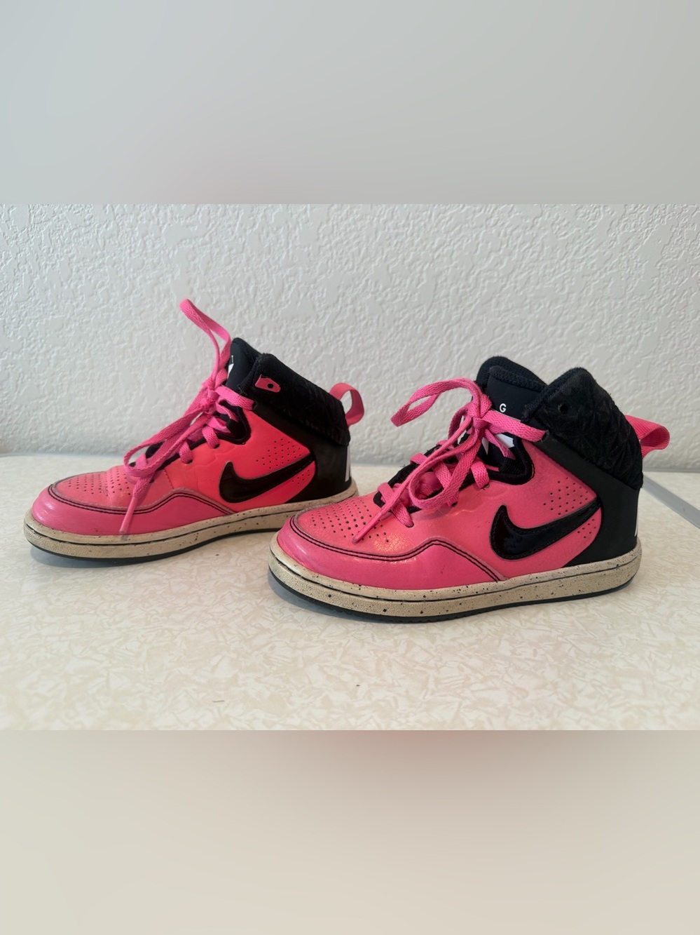 Pink Nike High tops size 12c - Picture 3 of 9